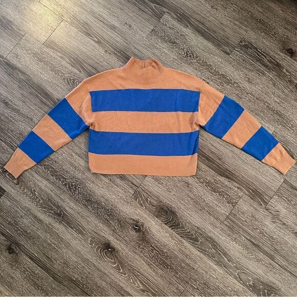 Everlane Luxe Merino Turtleneck in Sahara Lapis - Picture 1 of 8